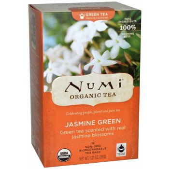 Numi Bio zelený čaj s jasmínem 18 sáčků