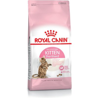 Royal Canin Kitten Sterilised Drůbež Rýže Zeleninová 2 kg – Zboží Mobilmania