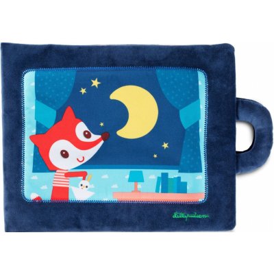 Lilliputiens textilní didaktická knížka Dobrou noc liško Alice – Sleviste.cz