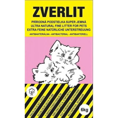 Zverlit Super jemná přírodní podestýlka bez vůně pro kočky 6 kg – Hledejceny.cz