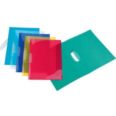 Viquel Desky s klipem Propyglass V-Clip, mix barev, PP, A4, VIQUEL 14812 – Zboží Živě