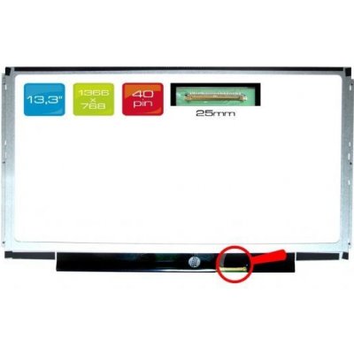 LCD displej display Lenovo ThinkPad Edge 13 0221-21U 13.3" WXGA HD 1366x768 LED lesklý povrch – Zboží Mobilmania
