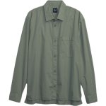 Gap Garment dyed twill pánská košile khaki – Sleviste.cz