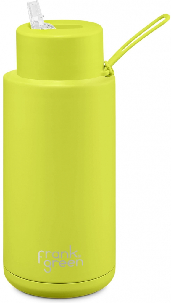 Frank Green Ceramic Neon Yellow Straw Lid 1 l