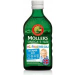 MOLLER'S Omega 3 Můj první RYBÍ OLEJ vitamín A a D 250 ml – Hledejceny.cz