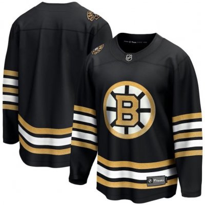 Outerstuff Dětský Dres Boston Bruins Black 100th Anniversary Premier Breakaway Jersey