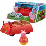 TM Toys PEPPA Pig WEEBLES Roly Poly s autem – Zbozi.Blesk.cz