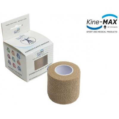 KinesioMAX Cohesive elastické samofixační tělové 5 cm x 4,5 m – Zboží Dáma