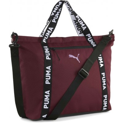 Puma AT ESSENTIALS SHOPPER Vínová Černá Bílá – Zboží Dáma