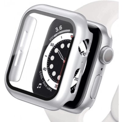 SES 2v1 Kryt s ochranným sklem na Apple Watch Ultra 2 49 mm - stříbrný 15722 – Hledejceny.cz