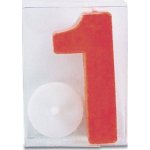 Stadter Svíčka ve tvaru číslice 1 mini červená – Zbozi.Blesk.cz