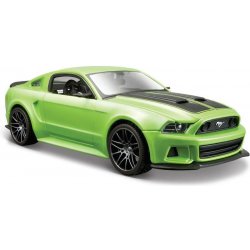 Maisto Ford Mustang Street Racer 2014 matná zelená GN 1:24