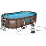 Bestway Power Steel Rattan Swim Vista 488 x 305 x 107 cm 56946 – Zboží Mobilmania