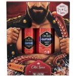 Old Spice Captain sprchový gel 250 ml + deospray 150 ml dárková sada – Zboží Mobilmania