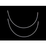 Prima-obchod Kostice kovové ploché, barva 38 bílá – Zboží Dáma