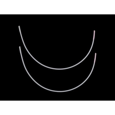 Prima-obchod Kostice kovové ploché, barva 38 bílá – Zboží Dáma