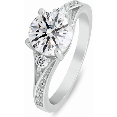 Brilio Silver stříbrný prsten se zirkony RI150W – Zboží Mobilmania