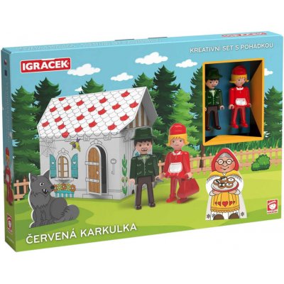 EFKO IGRÁČEK Červená Karkulka kreativní set se 2 figurkami a pohádkou – Sleviste.cz