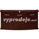 Stolek Cabinet Solid 160 x 60 x 75 cm vypouklý – Zbozi.Blesk.cz