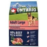 Ontario Adult Large Beef & Rice 2,25 kg – Sleviste.cz