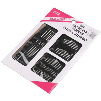 Sada ručních jehel, střední, nikl – Sleviste.cz