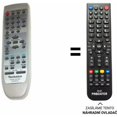 Dálkový ovladač Predátor Panasonic EUR7702170 pro SA-EH670, SAEH670 – Hledejceny.cz