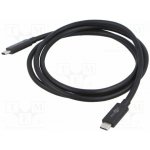 Goobay 74376 Thunderbolt 3,Thunderbolt 4, USB 2.0, USB 4.0, 1,2m, černý – Zboží Živě