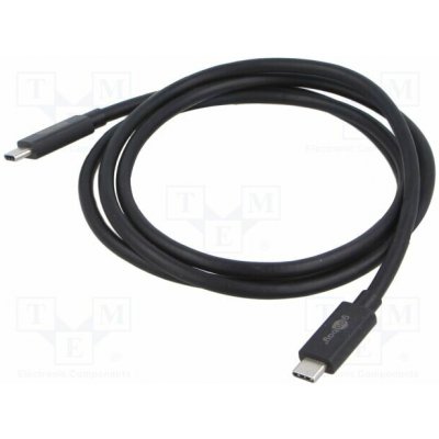 Goobay 74376 Thunderbolt 3,Thunderbolt 4, USB 2.0, USB 4.0, 1,2m, černý – Zboží Živě
