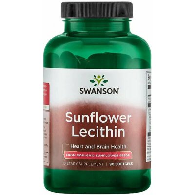 Swanson Soy Lecithin 90 ks gelové tablety 1,2 g – Hledejceny.cz