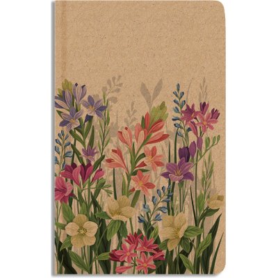 Baloušek Notes tečkovaný A5 kraft Louka – Zboží Dáma