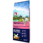 Ontario Large Weight Control Turkey & Potatoes & Herbs 12 kg – Sleviste.cz