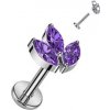 Piercing Šperky4U piercing do brady labreta TITAN TIT1262R-1208