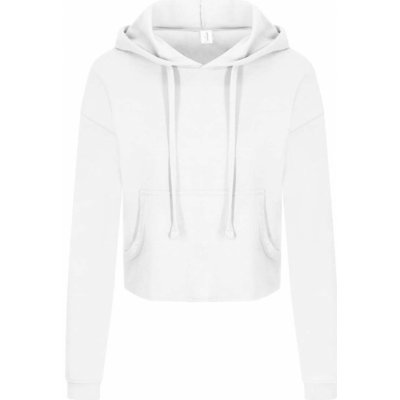 Just Hoods dámská mikina do pasu Cropped Arctic White – Zboží Mobilmania