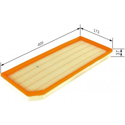 Vzduchový filtr BOSCH 1 457 433 102 – Hledejceny.cz