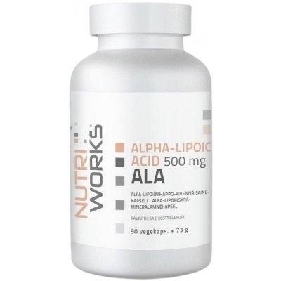 NutriWorks Alpha Lipoic Acid 500mg 90 kapslí – Sleviste.cz