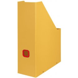 LEITZ Stojan na časopisy "Cosy Click&Store", teplá žlutá, 95mm, PP/karton,53560019