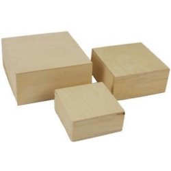 Morex Sada dřevěných boxů 3ks 097072