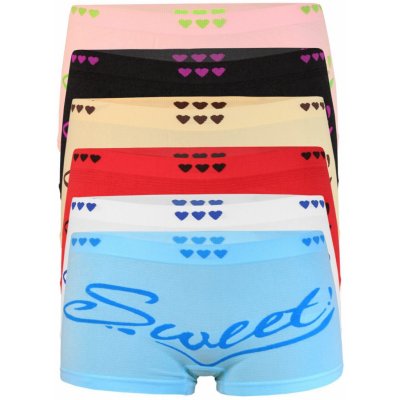 Sweet Box bezešvé kalhotky 5ks vícebarevná