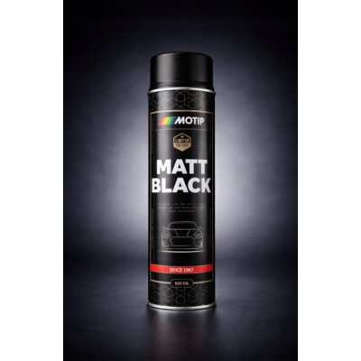 Motip černá matná barva ve spreji 600 ml – Sleviste.cz