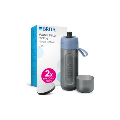 Brita Fill & Go Active 0,6l 2024 modrá – Zbozi.Blesk.cz