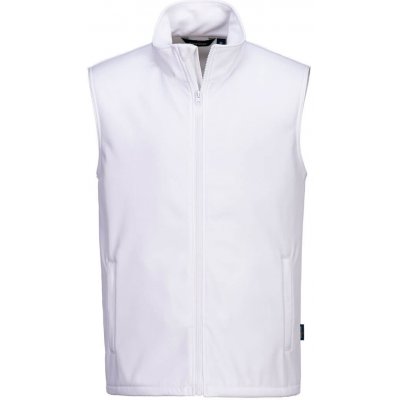 PORTWEST PRINT A PROMO TK22 Softshellová vesta bílá – Zboží Mobilmania