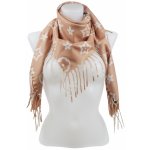 Biju dámský kašmírový čtvercový šátek s květinami 2115-30 oranžový 7200577-6 – Zboží Dáma