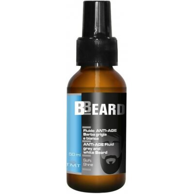 TMT B.Beard Fluido Anti-Age Barba Beard Fluid lehký fluid proti žloutnutí bílých a šedých vousů 50 ml – Zboží Dáma