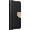 Pouzdro a kryt na mobilní telefon Samsung Forcell Fancy Book case SAMSUNG A35 black / gold 597808