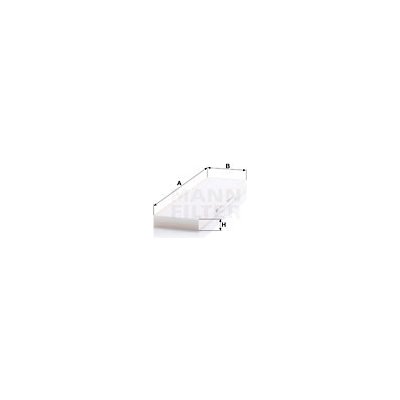 Filtr, vzduch v interiéru MANN-FILTER CU 52 004 – Hledejceny.cz