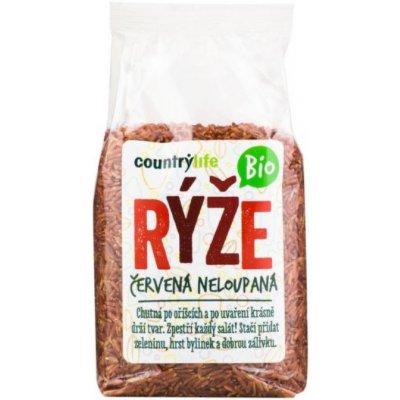 Country Life BIO Rýže červená 20 x 0,5 kg – Zboží Mobilmania