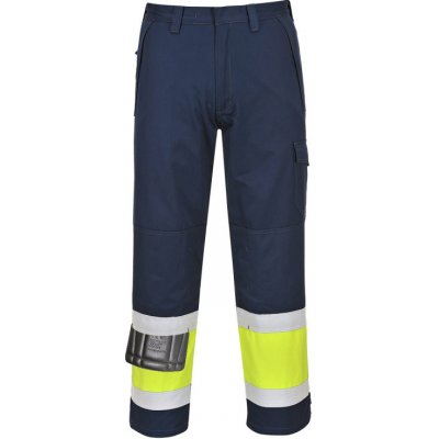 Portwest Kalhoty Hi-Vis Modaflame MV26 do pasu reflexní POR-MV26YNR Žluto-navy Standartní – Zboží Mobilmania