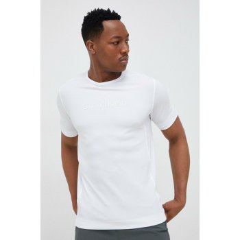 Calvin Klein Tréninkové tričko Performance Essentials bílá s potiskem