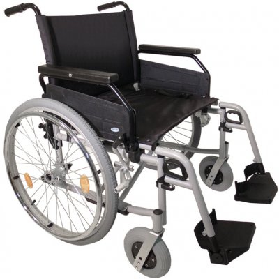 Standardní invalidní vozík Rotec XL Šířka sedadla 56 cm černá-šedá – Zboží Dáma