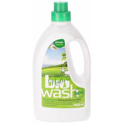 Biowash prací gel přírodní 1500 ml – Zbozi.Blesk.cz